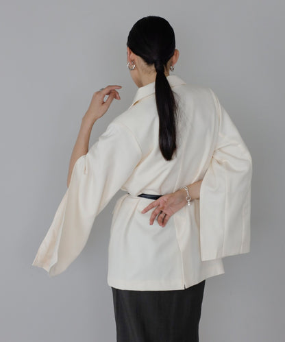 Belted Sleeve Slit Jacket [LADIES] 18