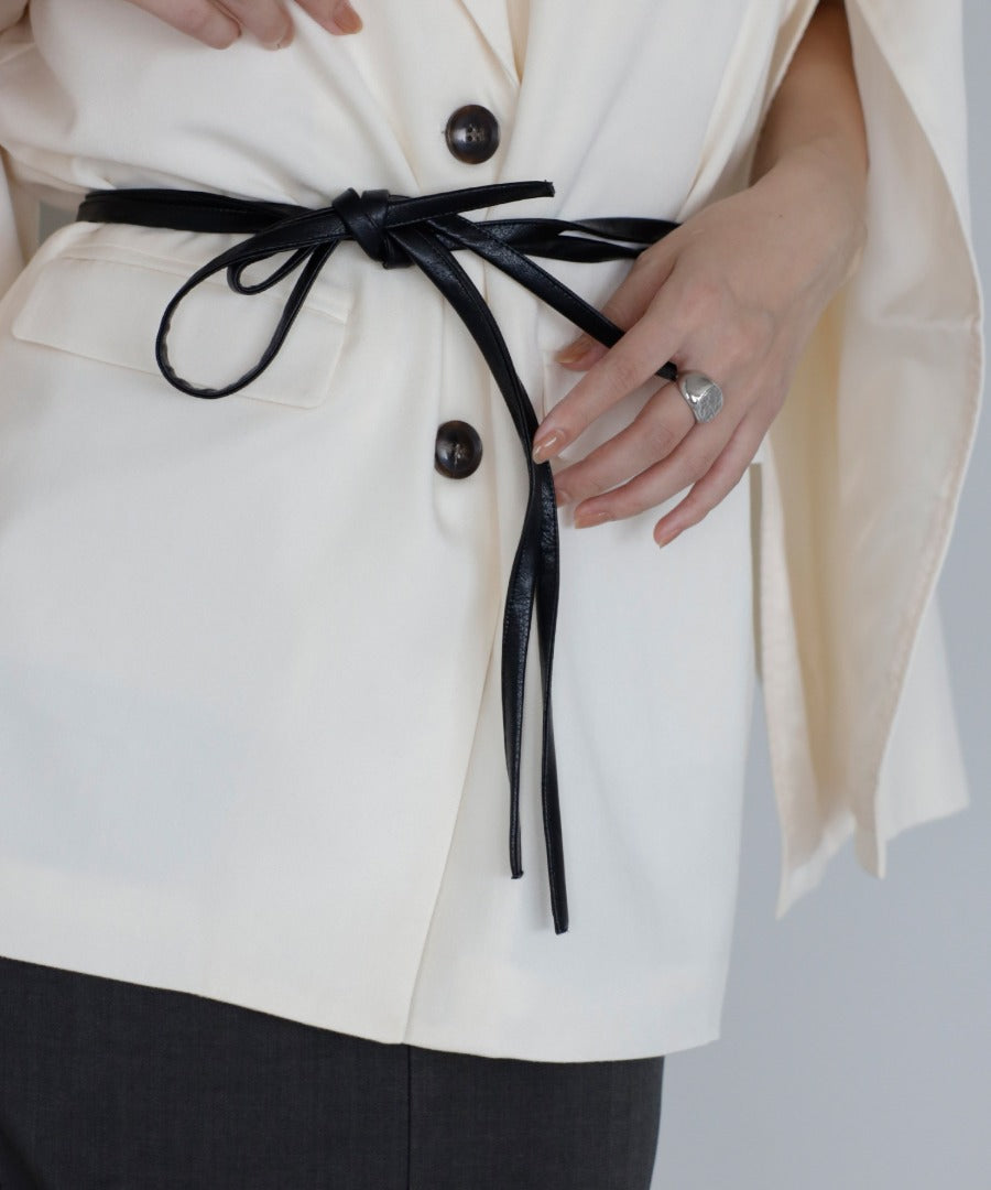 Belted Sleeve Slit Jacket [LADIES] 20