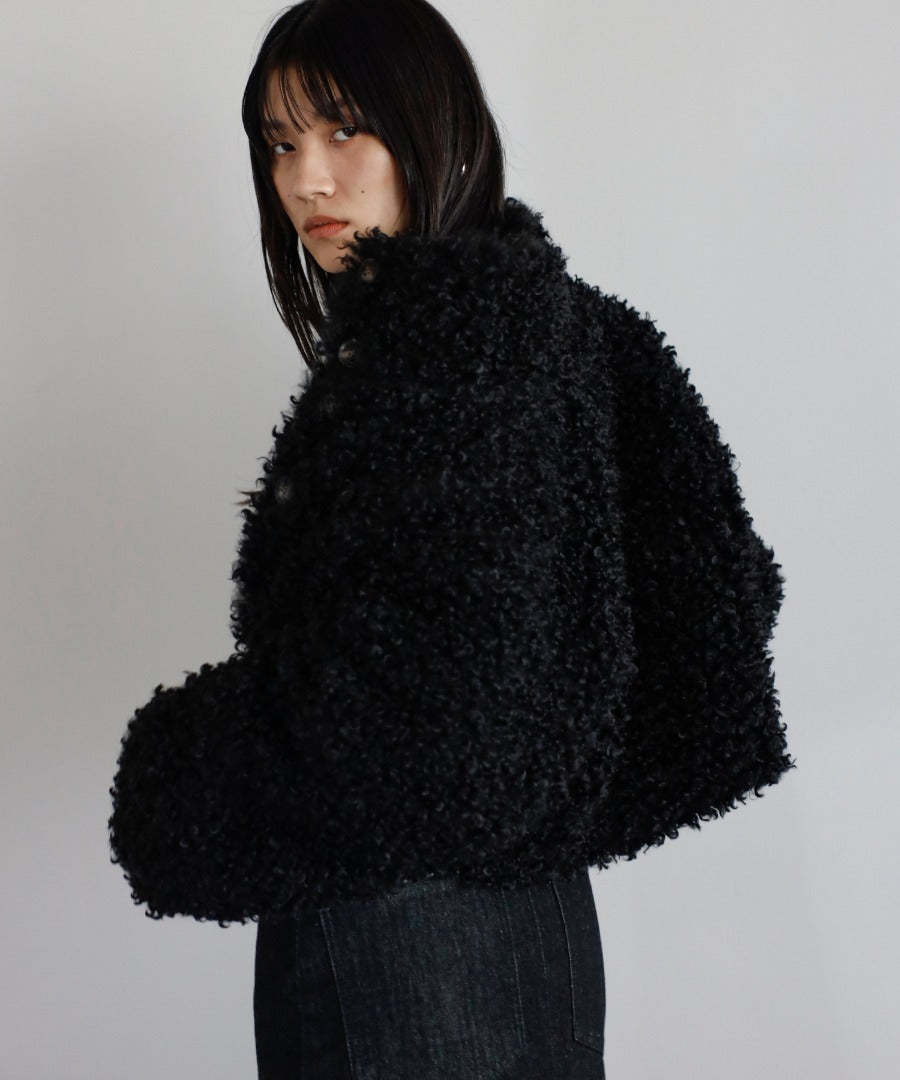 Poodle Boa 2Way Collar Coat [LADIES] 27