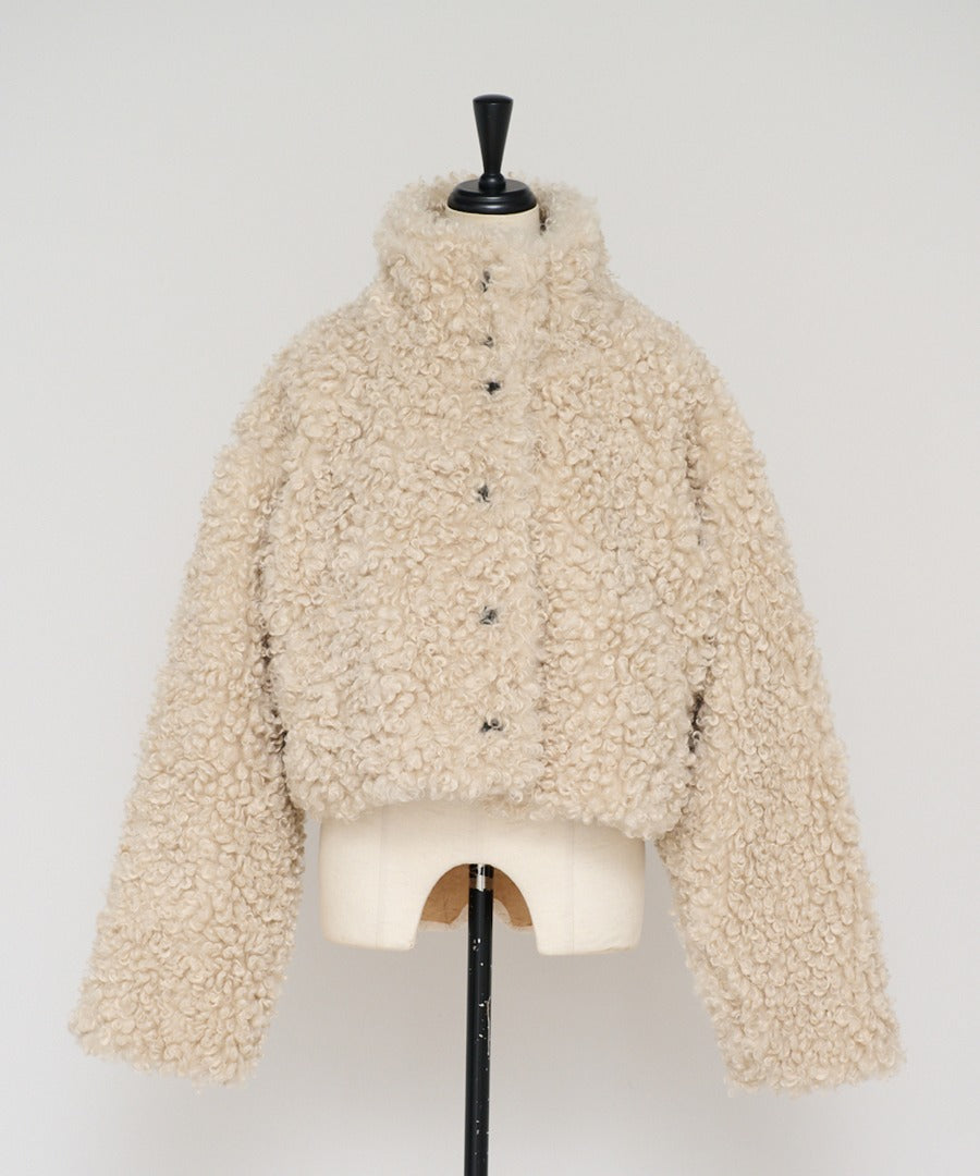 Poodle Boa 2Way Collar Coat [LADIES] 28