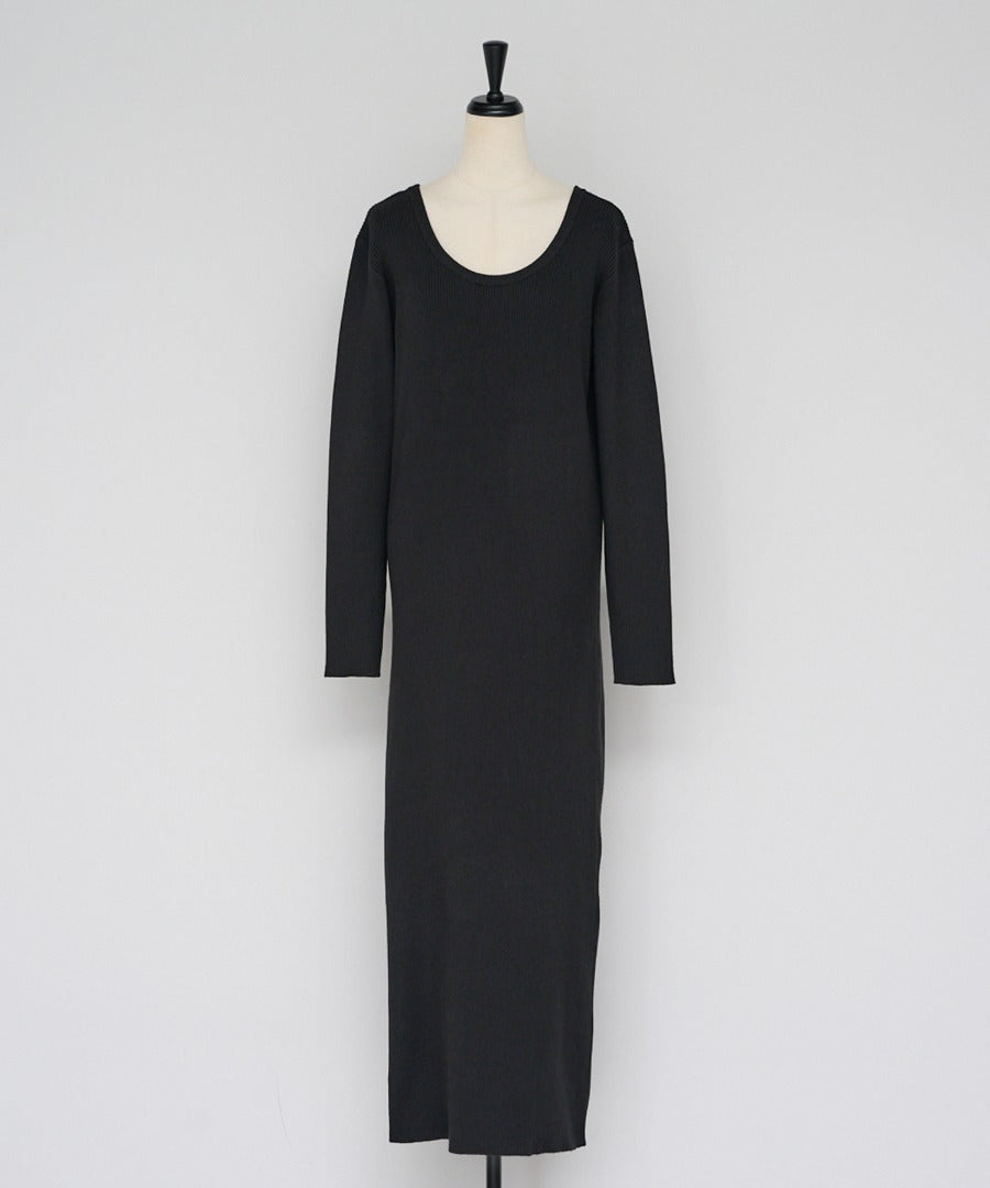 Front-Back 2Way Rib Knit Dress [LADIES] 22