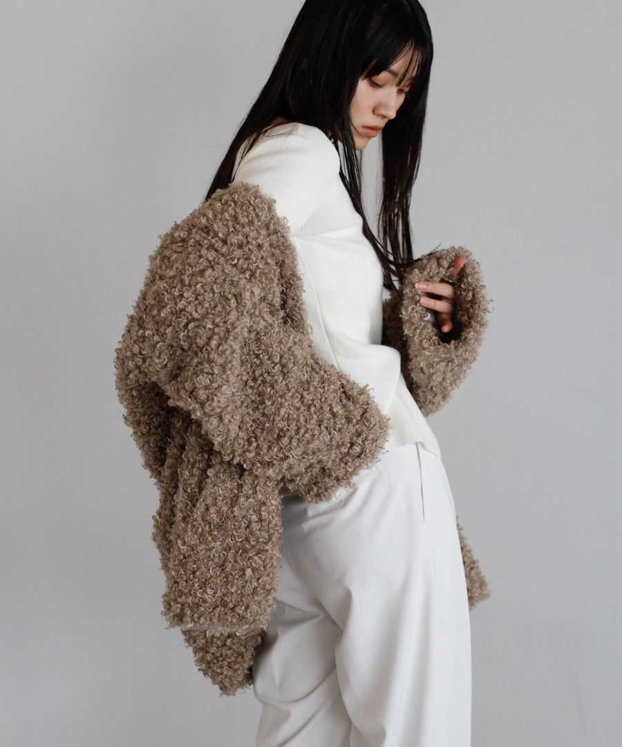Sheep-Like Faux Fur Jacket [LADIES] 5