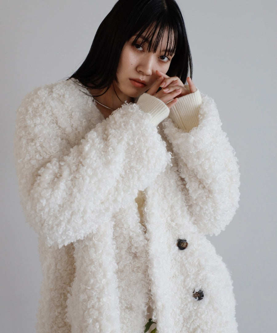 Sheep-Like Faux Fur Jacket [LADIES] 10