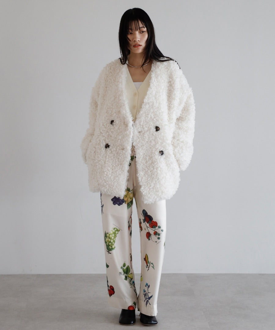 Sheep-Like Faux Fur Jacket [LADIES] 13