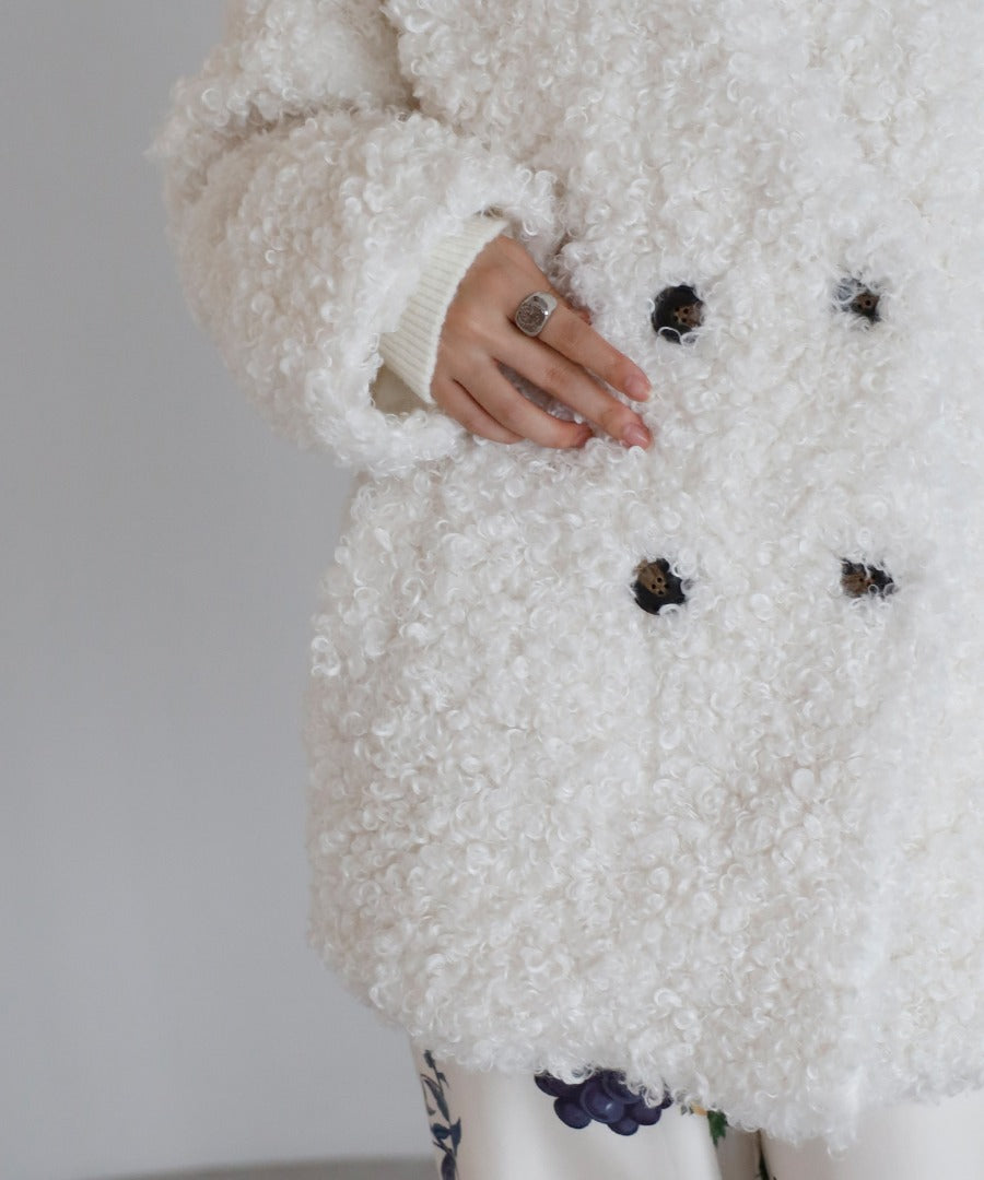 Sheep-Like Faux Fur Jacket [LADIES] 18