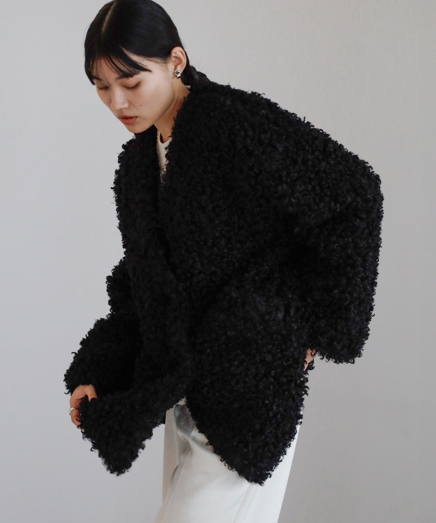 Sheep-Like Faux Fur Jacket [LADIES] 22