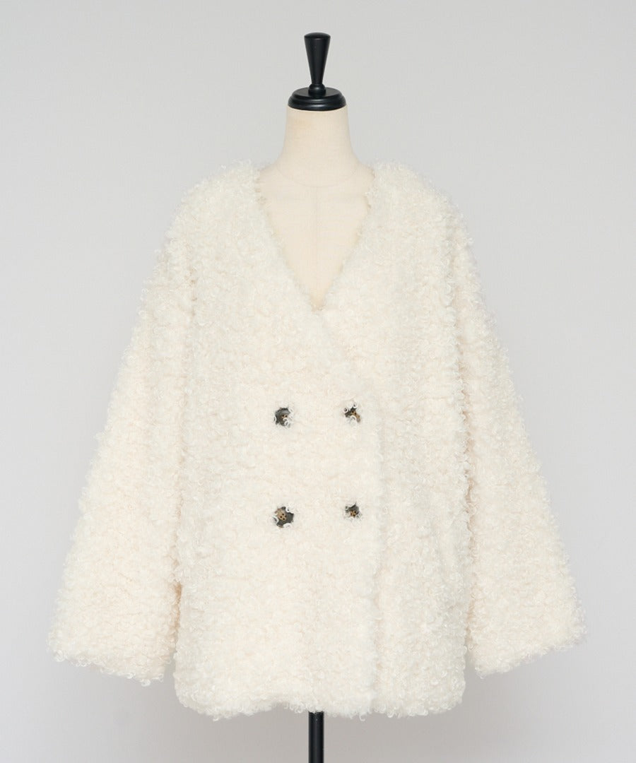 Sheep-Like Faux Fur Jacket [LADIES] 26