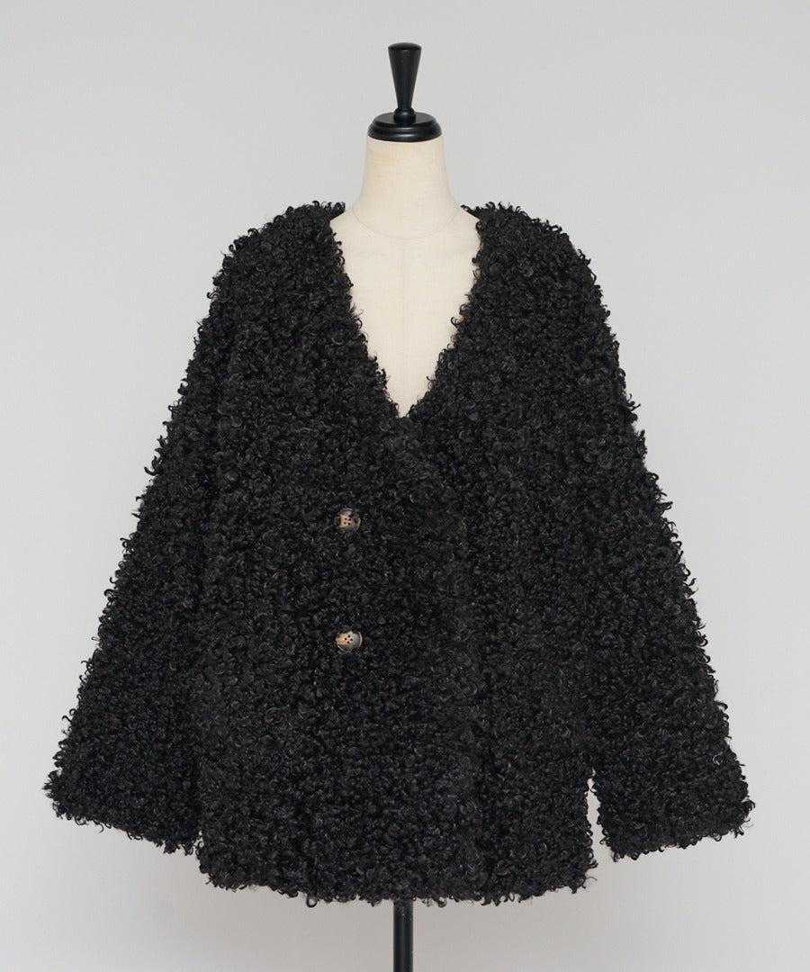 Sheep-Like Faux Fur Jacket [LADIES] 27