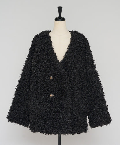 Sheep-Like Faux Fur Jacket [LADIES] 27