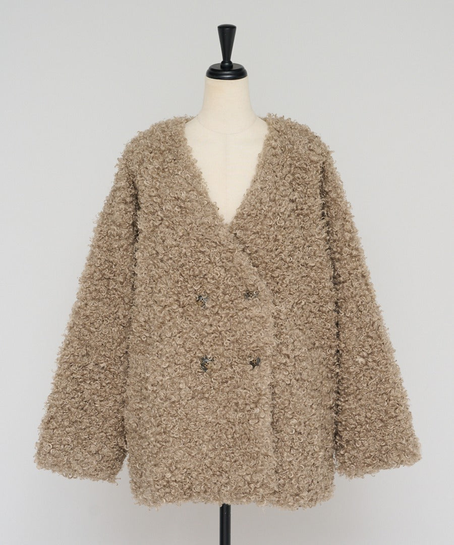 Sheep-Like Faux Fur Jacket [LADIES] 28
