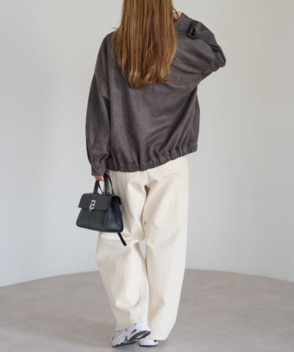 Faux Suede Zip Jacket [LADIES] 17