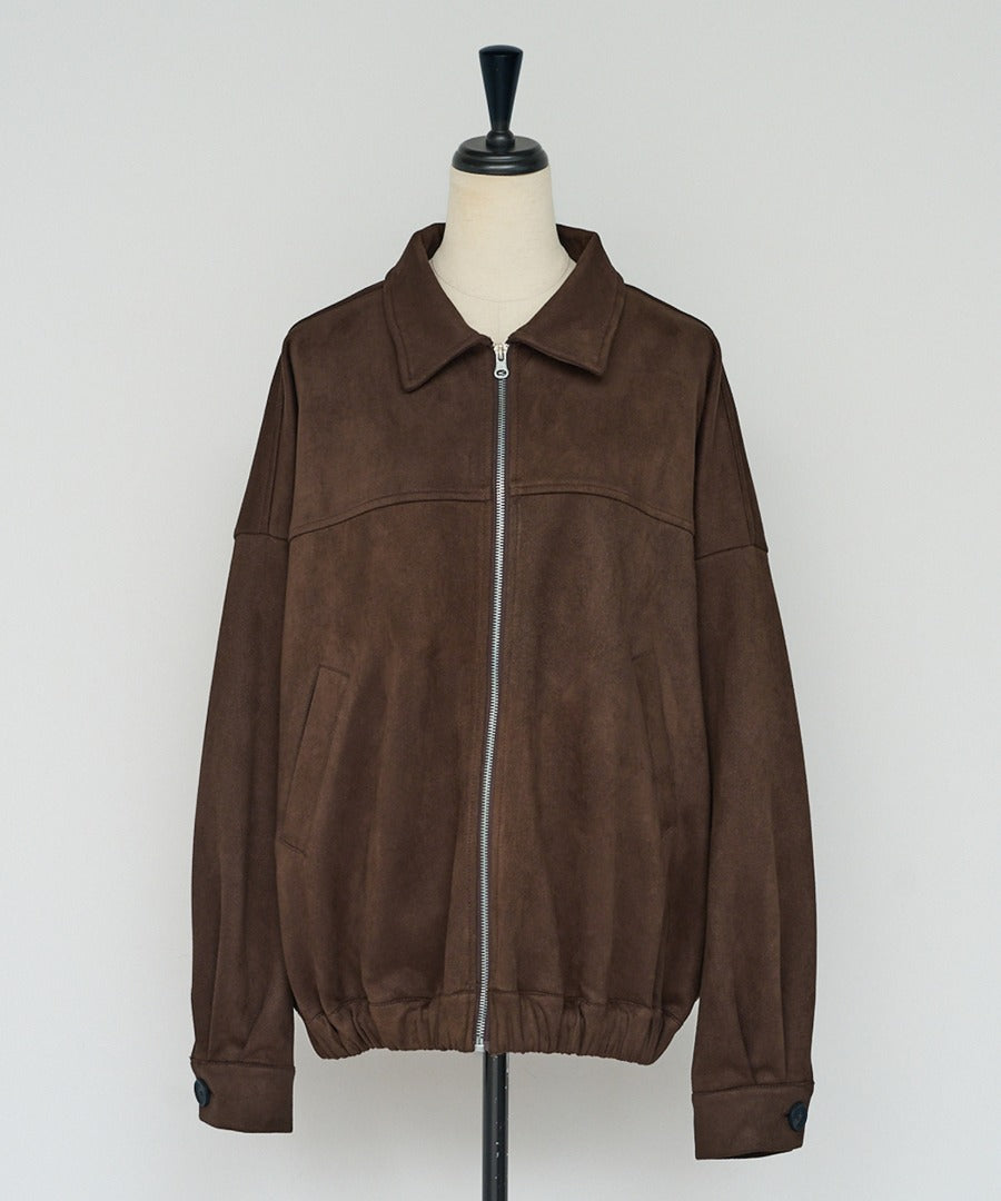 Faux Suede Zip Jacket [LADIES] 30