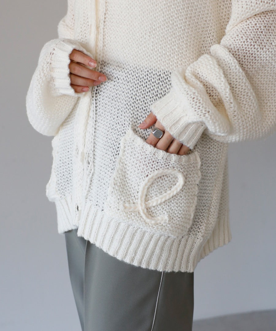 Cord Embroidery Cardigan [LADIES] 15