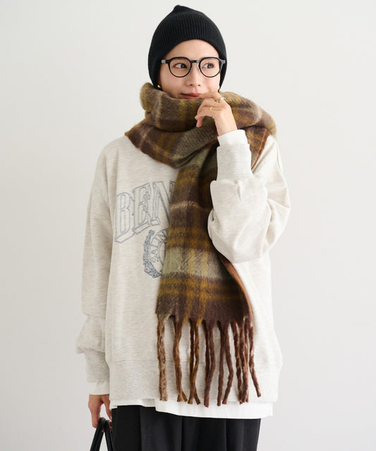 Reversible Check Pattern Muffler [LADIES] 1