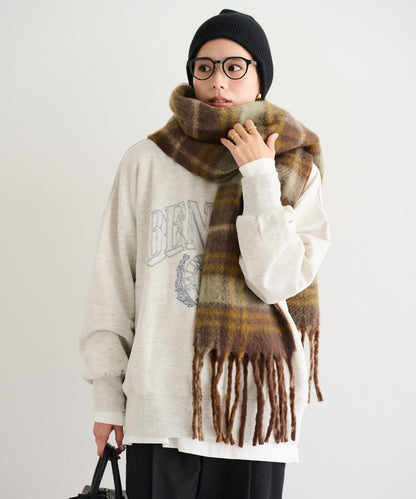 Reversible Check Pattern Muffler [LADIES] 3