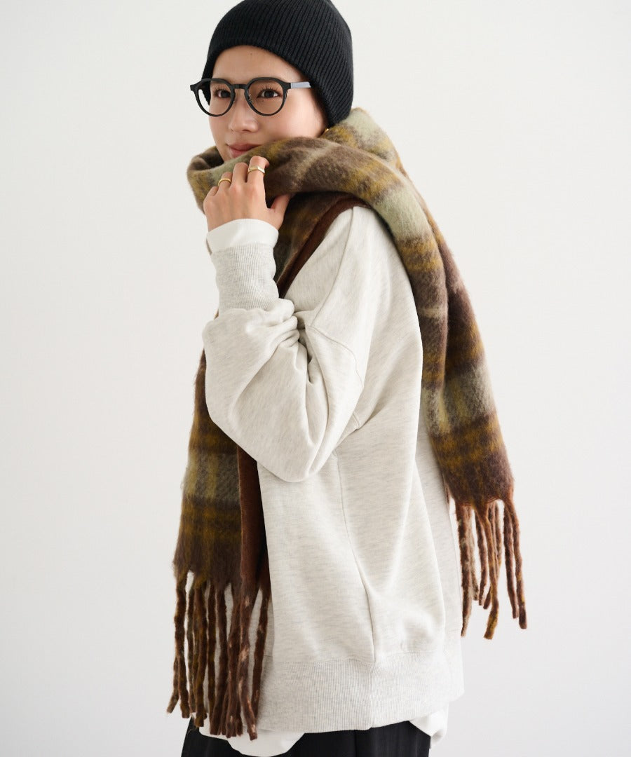 Reversible Check Pattern Muffler [LADIES] 5