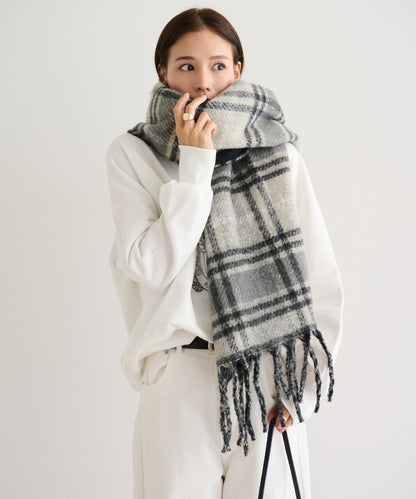 Reversible Check Pattern Muffler [LADIES] 9
