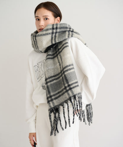 Reversible Check Pattern Muffler [LADIES] 10