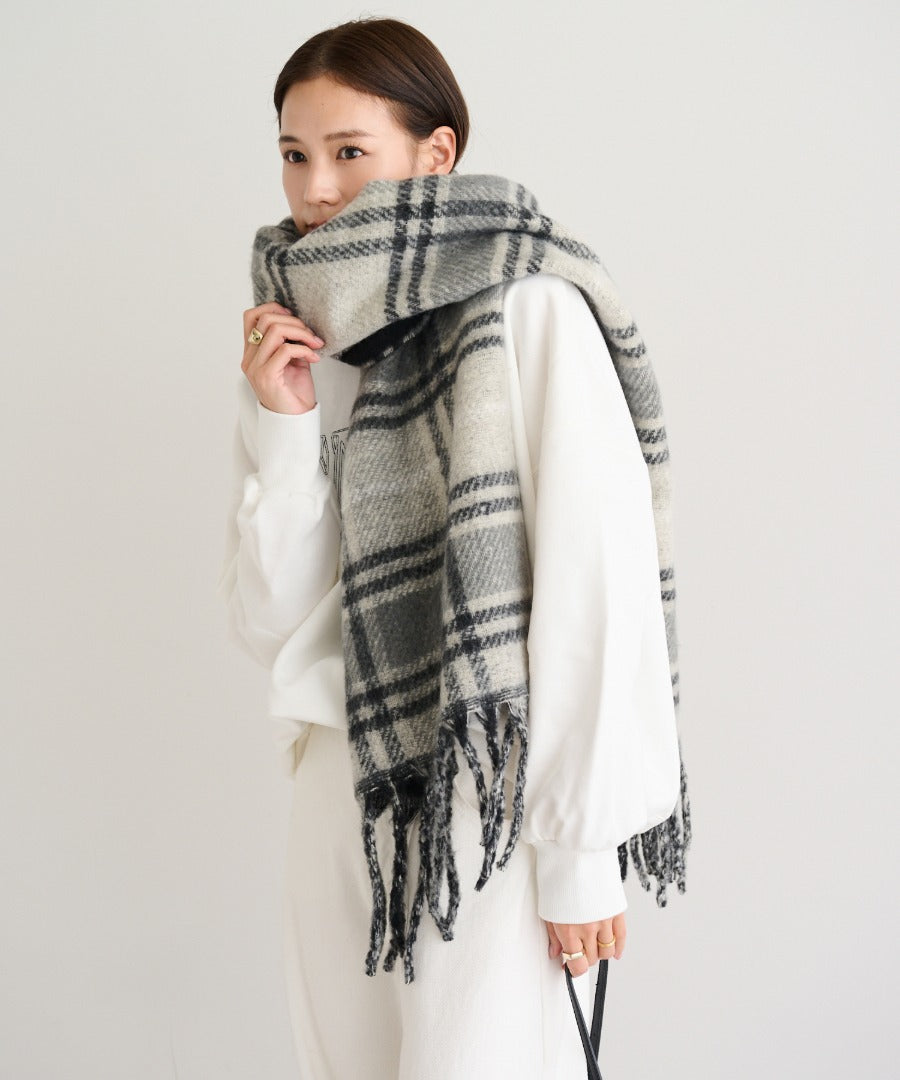 Reversible Check Pattern Muffler [LADIES] 11