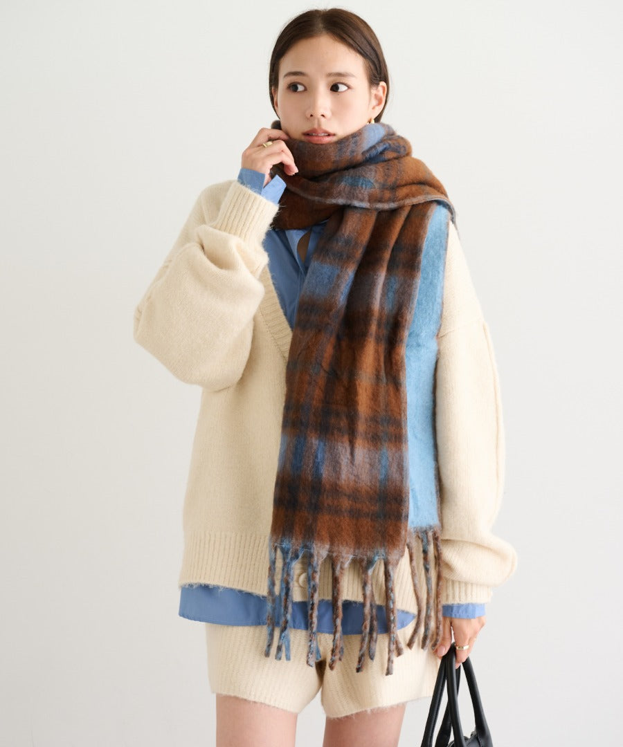 Reversible Check Pattern Muffler [LADIES] 18