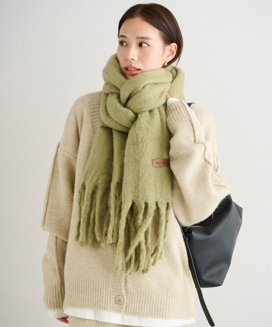 Label Fringe Volume Muffler [LADIES] 4