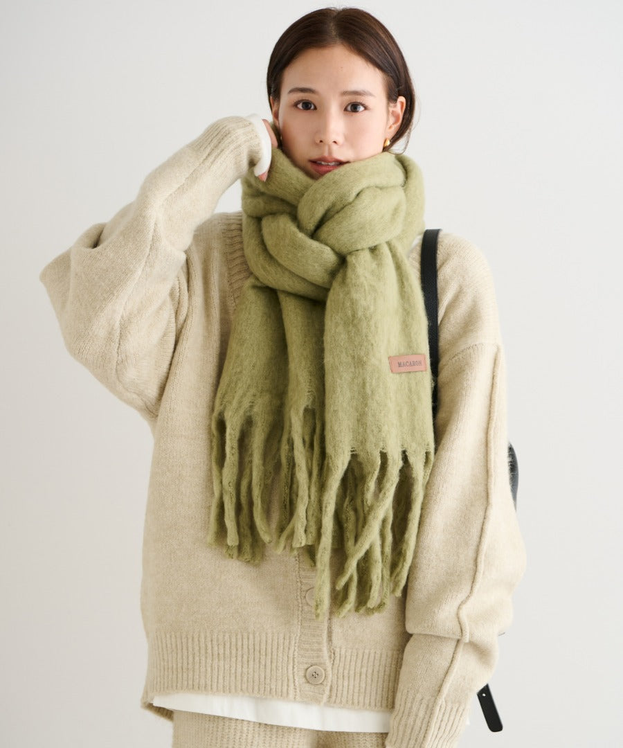 Label Fringe Volume Muffler [LADIES] 5
