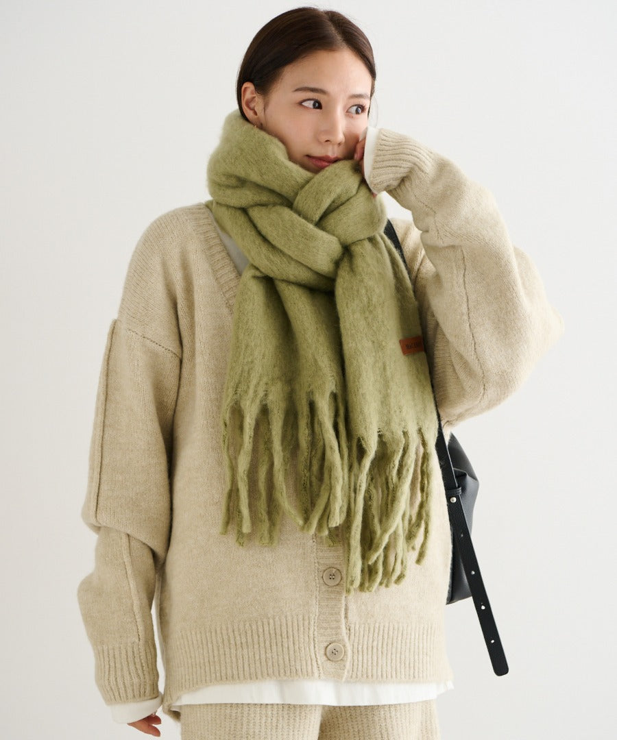 Label Fringe Volume Muffler [LADIES] 6