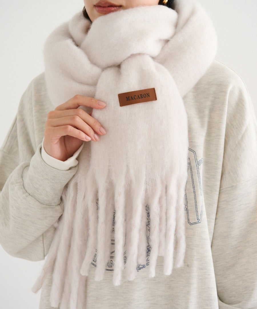 Label Fringe Volume Muffler [LADIES] 16