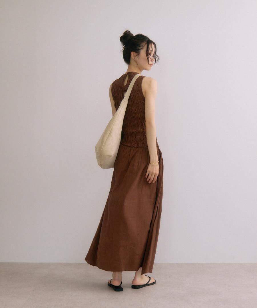 Faux Suede Moon Shoulder Tote Bag [LADIES] 22