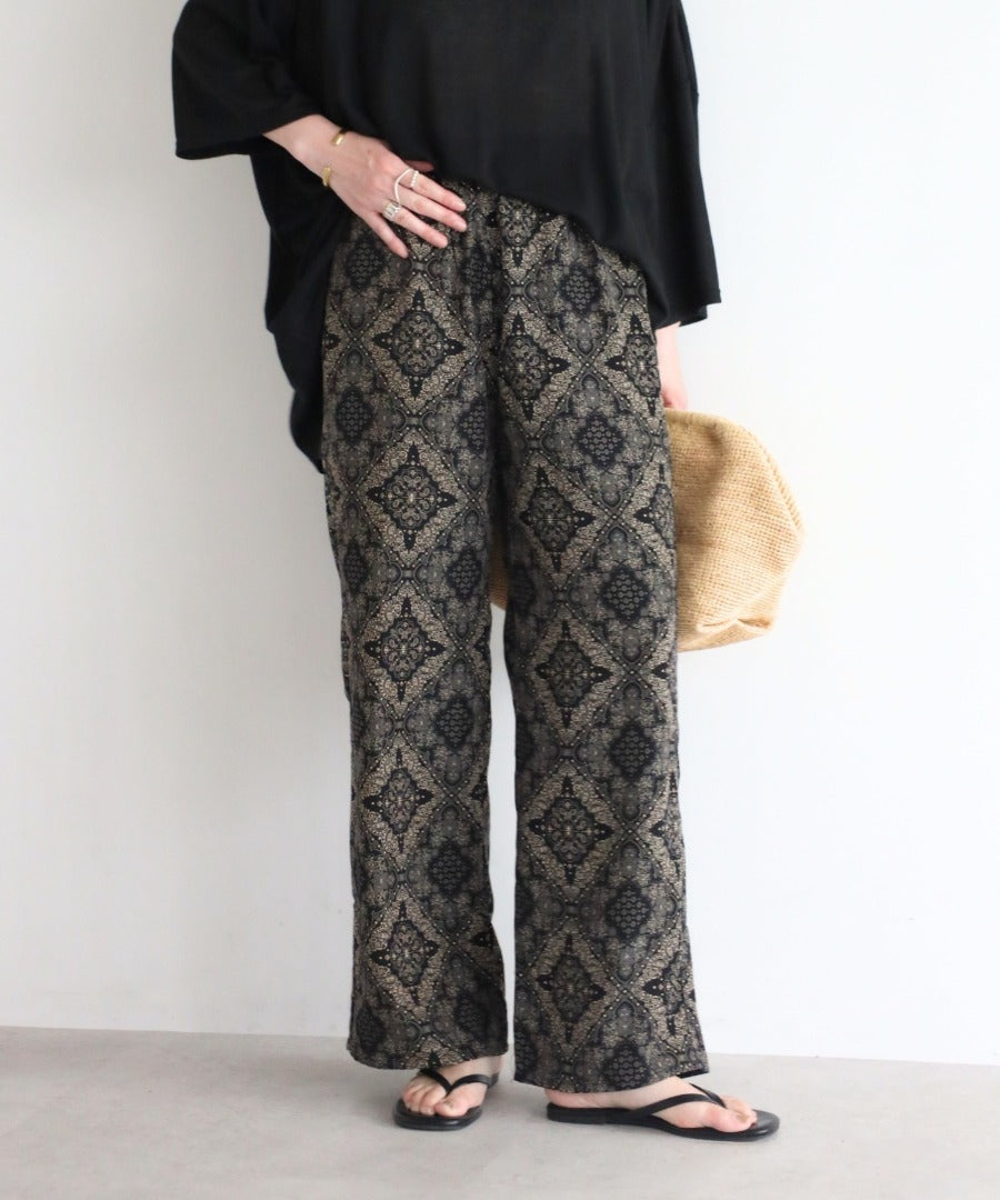 Oriental Pattern Easy Pants [LADIES] 3