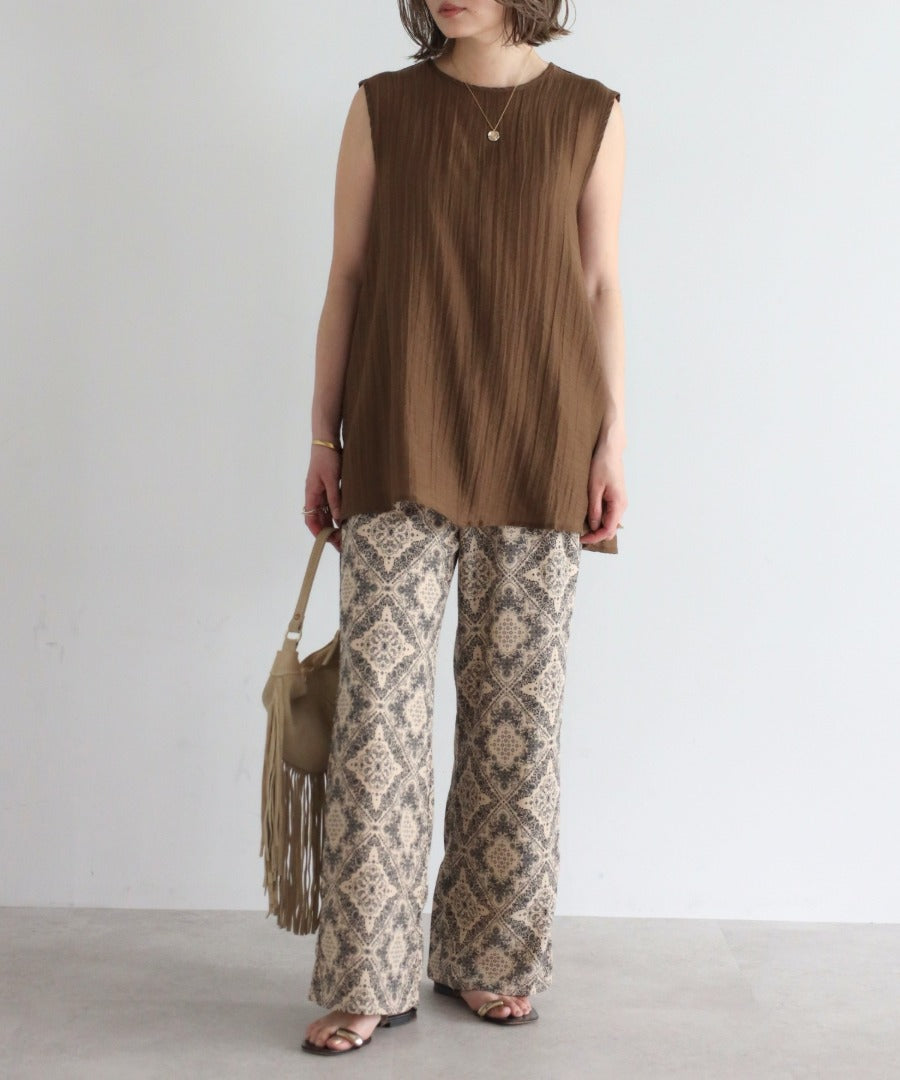 Oriental Pattern Easy Pants [LADIES] 4