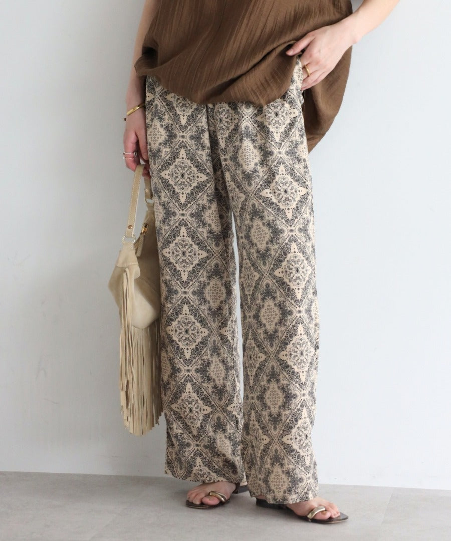 Oriental Pattern Easy Pants [LADIES] 5