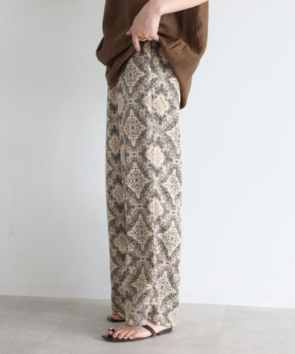 Oriental Pattern Easy Pants [LADIES] 7