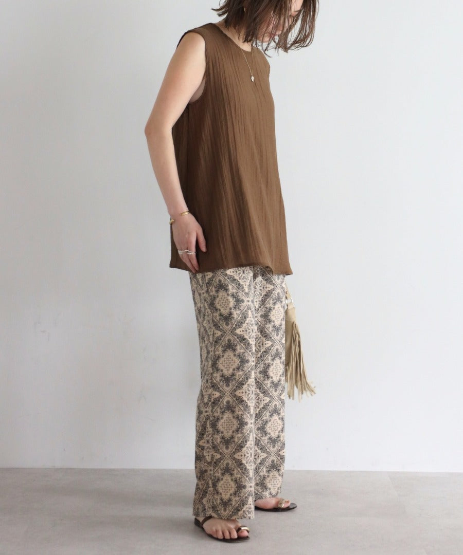 Oriental Pattern Easy Pants [LADIES] 10