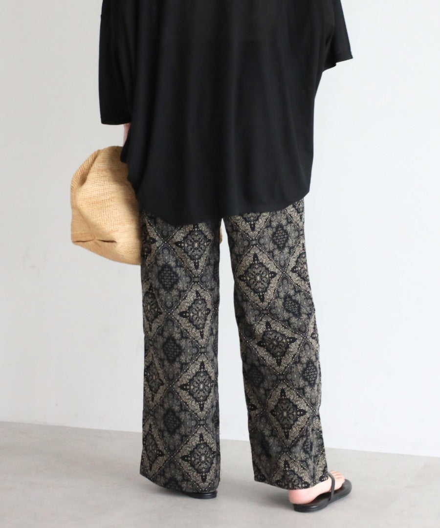 Oriental Pattern Easy Pants [LADIES] 16