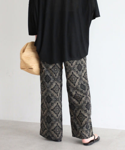 Oriental Pattern Easy Pants [LADIES] 16