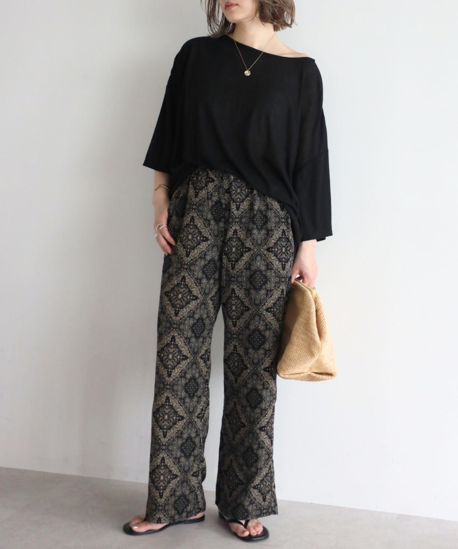 Oriental Pattern Easy Pants [LADIES] 17