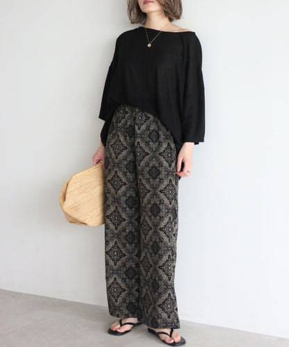 Oriental Pattern Easy Pants [LADIES] 19
