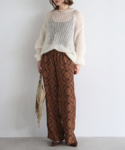 Oriental Pattern Easy Pants [LADIES] 22