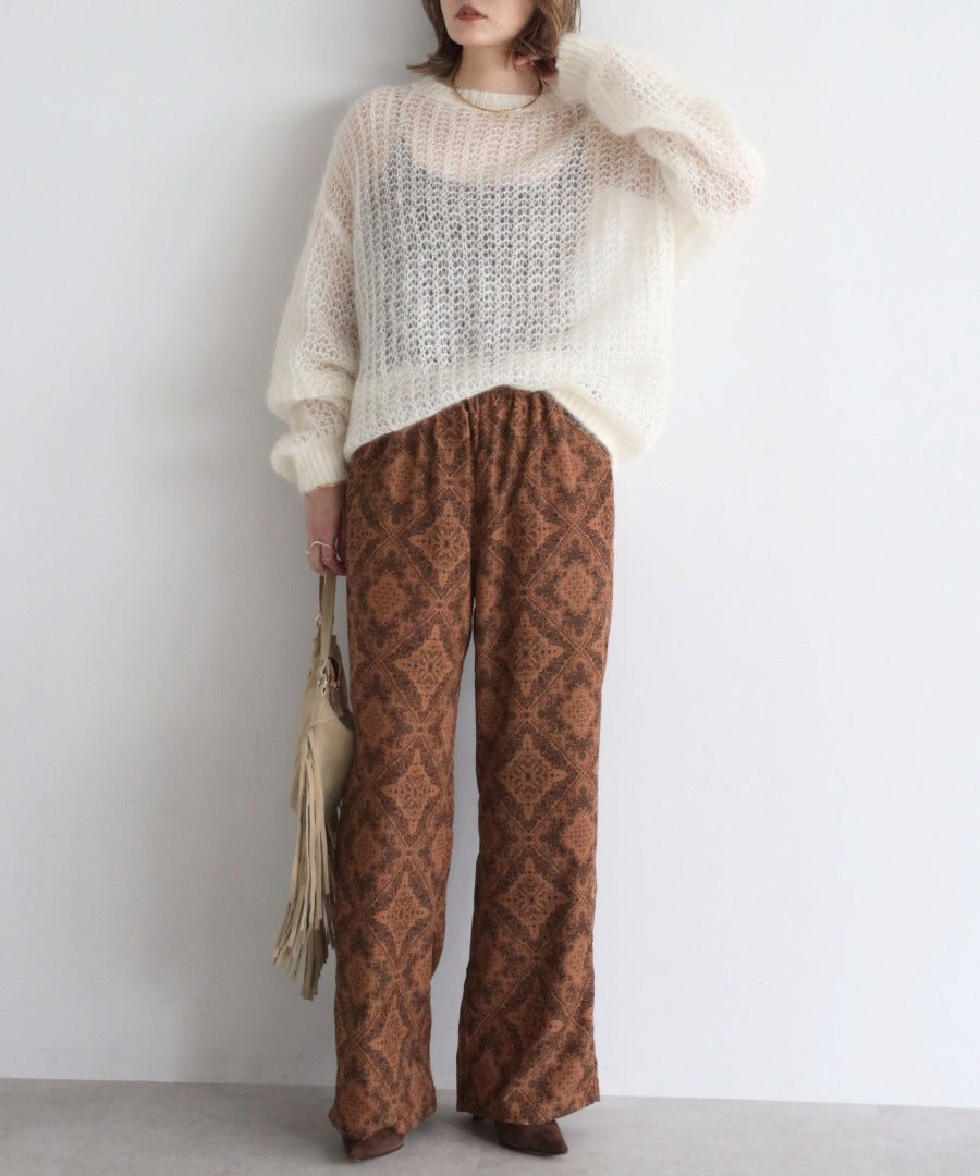 Oriental Pattern Easy Pants [LADIES] 26