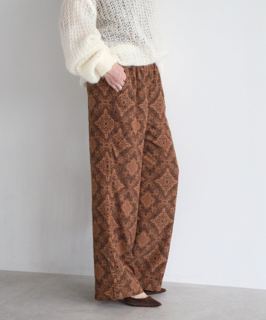 Oriental Pattern Easy Pants [LADIES] 27