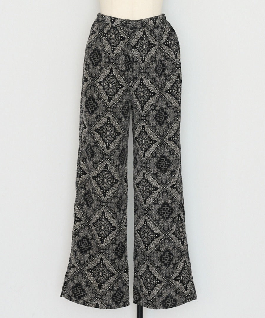 Oriental Pattern Easy Pants [LADIES] 28