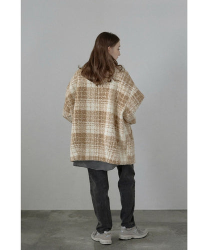Plaid Pattern Tailored Middle Coat [LADIES] 13