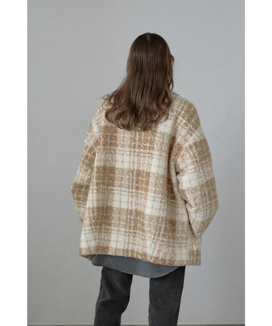 Plaid Pattern Tailored Middle Coat [LADIES] 18