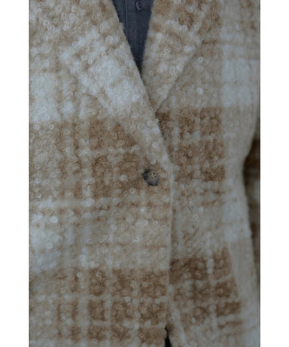Plaid Pattern Tailored Middle Coat [LADIES] 19