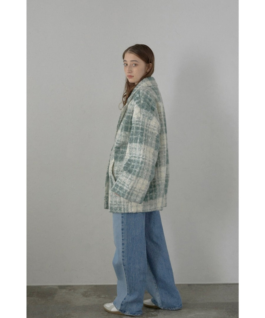 Plaid Pattern Tailored Middle Coat [LADIES] 23