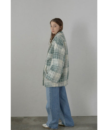 Plaid Pattern Tailored Middle Coat [LADIES] 23