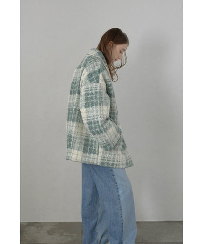 Plaid Pattern Tailored Middle Coat [LADIES] 25