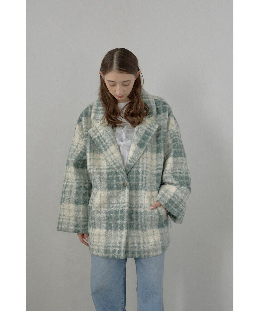 Plaid Pattern Tailored Middle Coat [LADIES] 29