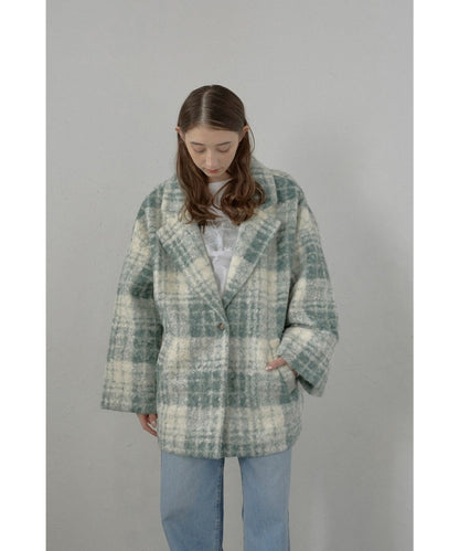 Plaid Pattern Tailored Middle Coat [LADIES] 29